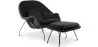 Design Fauteuil met Voetsteun - Gestoffeerd - Womb image 9