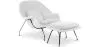 Design Fauteuil met Voetsteun - Gestoffeerd - Womb image 9