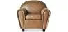 Fauteuil met armleggers - Gestoffeerd in leer - Club image 9