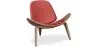 Scandinavisch design fauteuil - Leren bekleding - Lucy image 9