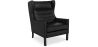 Fauteuil met armleggers - Retro Stijl - Bekleed in Leder - Michal image 9