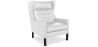 Fauteuil met armleggers - Retro Stijl - Bekleed in Leder - Michal image 9