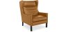 Fauteuil met armleggers - Retro Stijl - Bekleed in Leder - Michal image 9