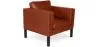 Fauteuil met armleuning - Gestoffeerd in kunstleer - Betzalel image 9
