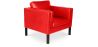 Fauteuil met armleggers - Bekleed in leer - Betzalel image 9