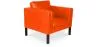 Fauteuil met armleggers - Bekleed in leer - Betzalel image 9