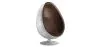 Egg Design Fauteuil - Aviator Stijl - Gestoffeerd in Kunstleer - Eny image 9
