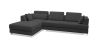 3-zits gestoffeerde chaise lounge - stoffen bekleding - Boretti image 9