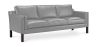 Sofa gestoffeerd in kunstleer - 3 zits - Benzion image 9