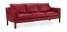 Sofa gestoffeerd in kunstleer - 3 zits - Benzion image 9