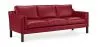 Sofa gestoffeerd in kunstleer - 3 zits - Benzion image 9