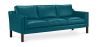Sofa gestoffeerd in kunstleer - 3 zits - Benzion image 9
