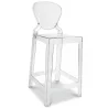 Barkruk met Rugleuning - Transparant Ontwerp - 75cm - Victoria Queen image 9
