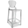 Barkruk met Rugleuning - Transparant Ontwerp - 75cm - Victoria Queen image 9