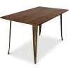 Rechthoekige eettafel - Industrieel - Industrieel ontwerp - Hout - Tawny image 9
