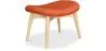 Met linnen beklede poef - Scandinavisch design - Hout - Kontor image 9