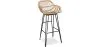 Rotan barkruk met armleuningen - Boho Bali Stijl - 75cm - Velen image 9