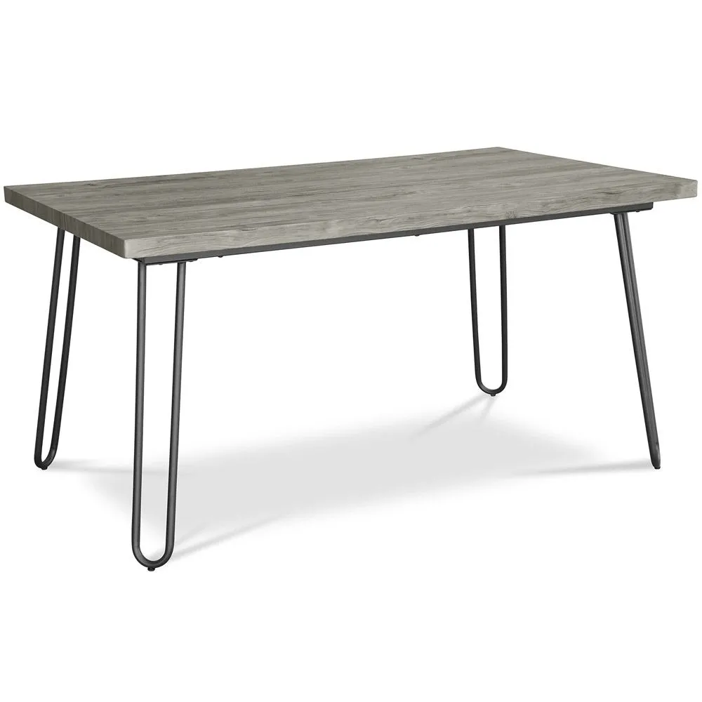 Rechthoekige eettafel - Industrieel - Hout & Metaal - 150cm - Hairpin image 8