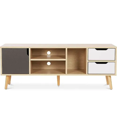 Houten TV-meubel - Scandinavisch ontwerp - Aren image 8