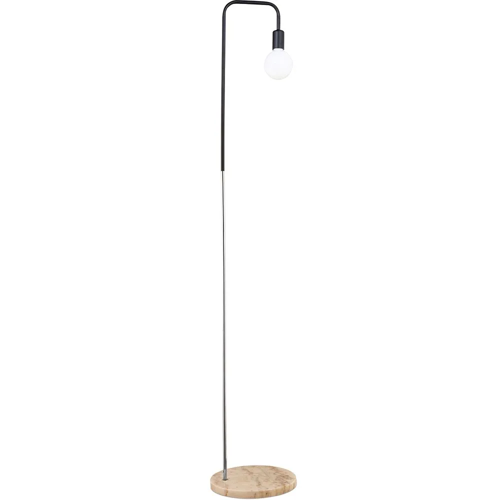Staande lamp met marmeren voet - Woonkamerlamp - Carlo image 8