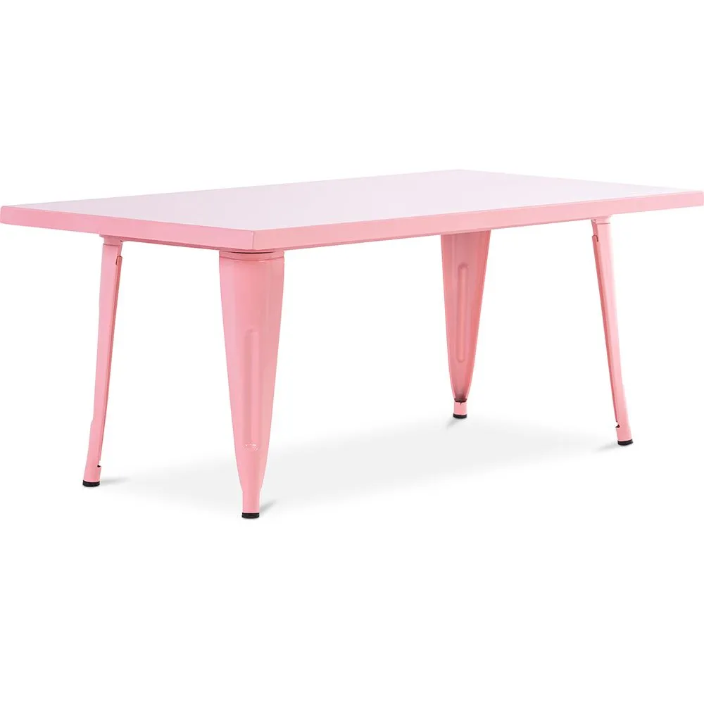 Rechthoekige Kindertafel - Industrieel Ontwerp - 120cm - Stylix image 8