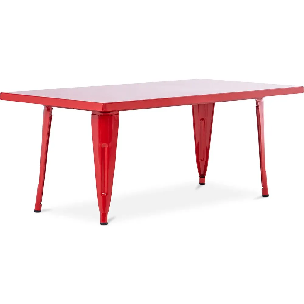 Rechthoekige Kindertafel - Industrieel Ontwerp - 120cm - Stylix image 8