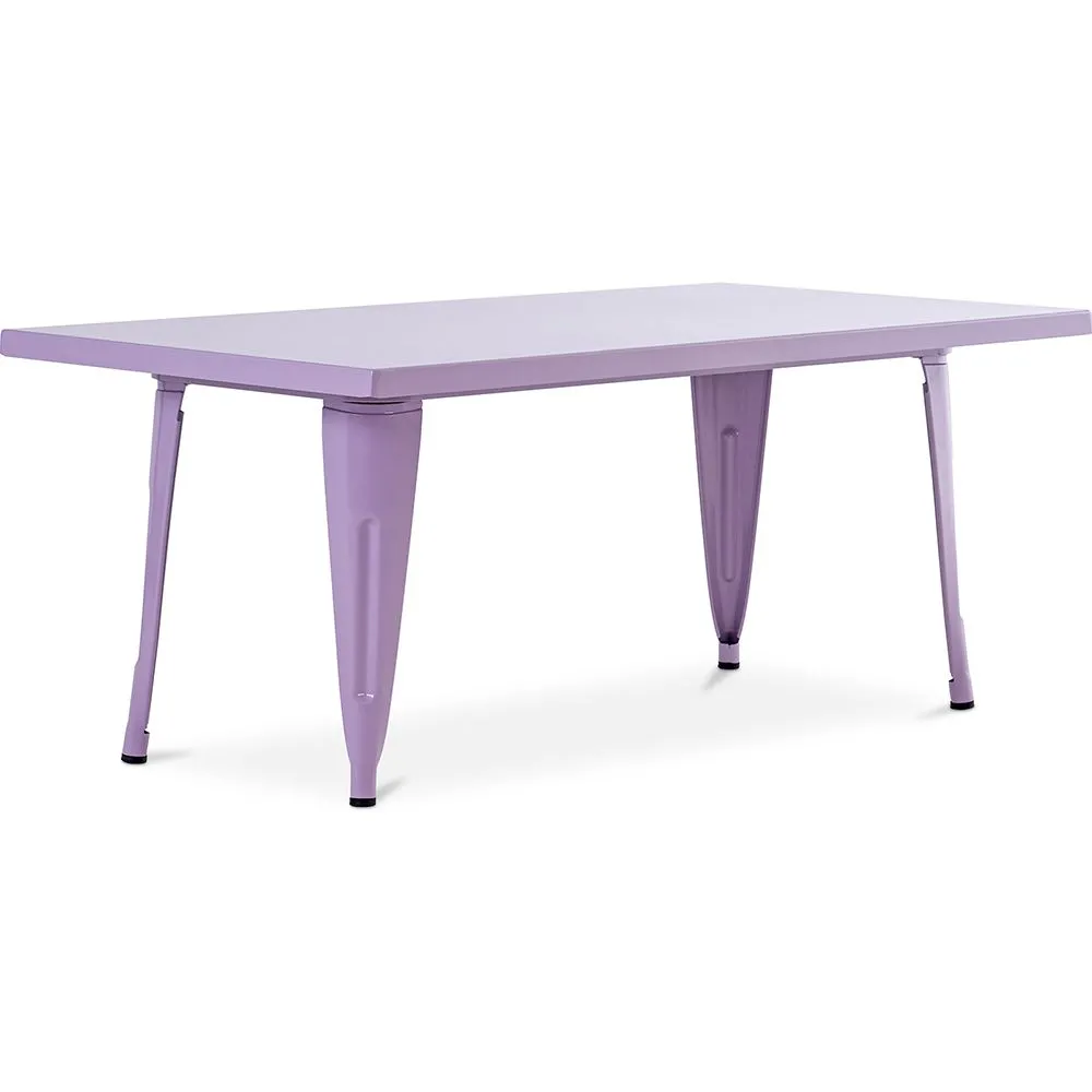 Rechthoekige Kindertafel - Industrieel Ontwerp - 120cm - Stylix image 8