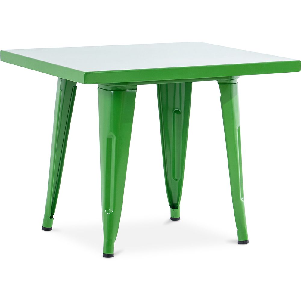 Vierkante Kindertafel - Industrieel - Metaal - 60cm - Stylix image 8