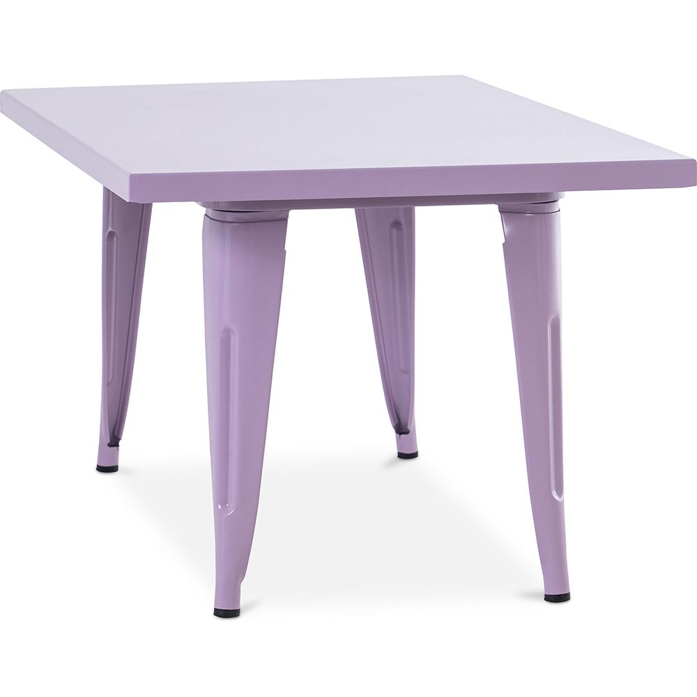 Vierkante Kindertafel - Industrieel - Metaal - 60cm - Stylix image 8