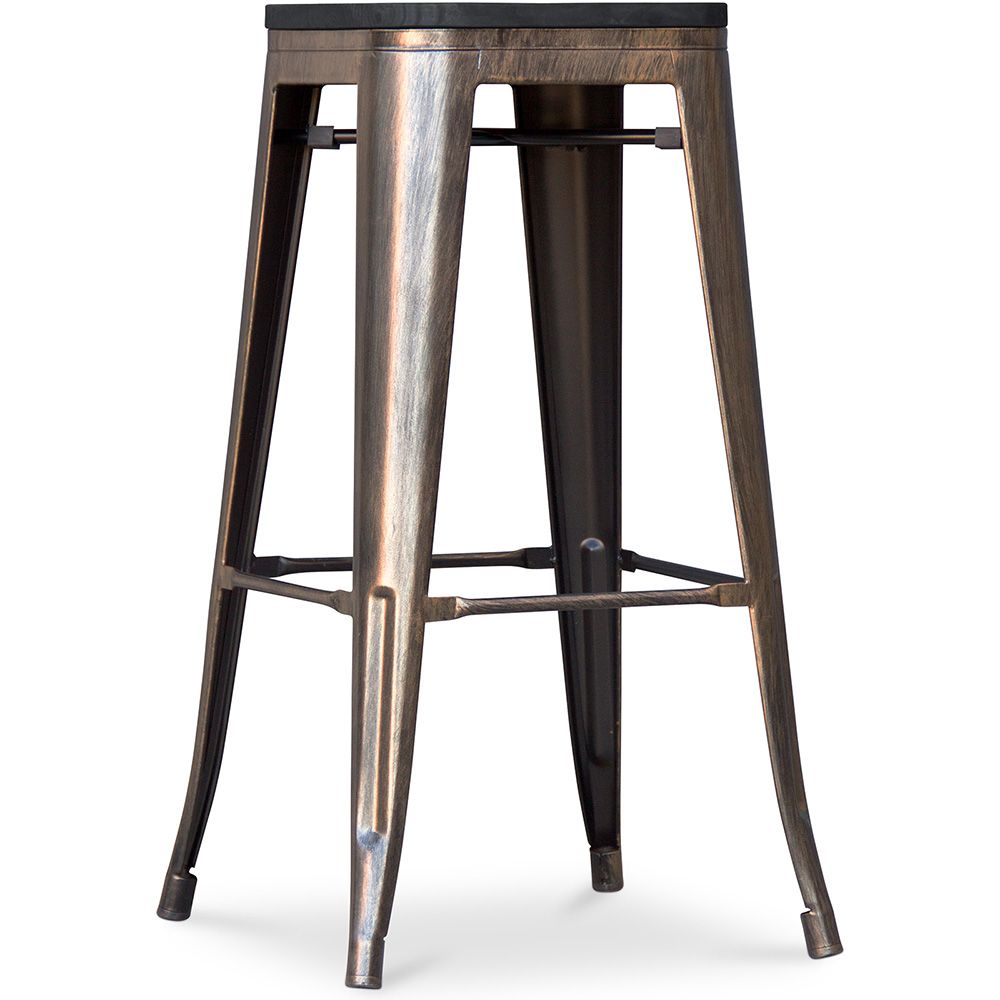 Barkruk - Industrieel Ontwerp - Hout & Metaal - 76cm - Stylix image 8