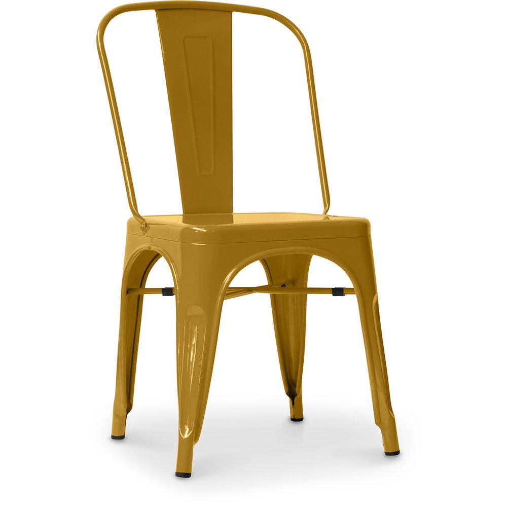 Stalen eetkamerstoel - industrieel ontwerp - nieuwe editie - Stylix image 8