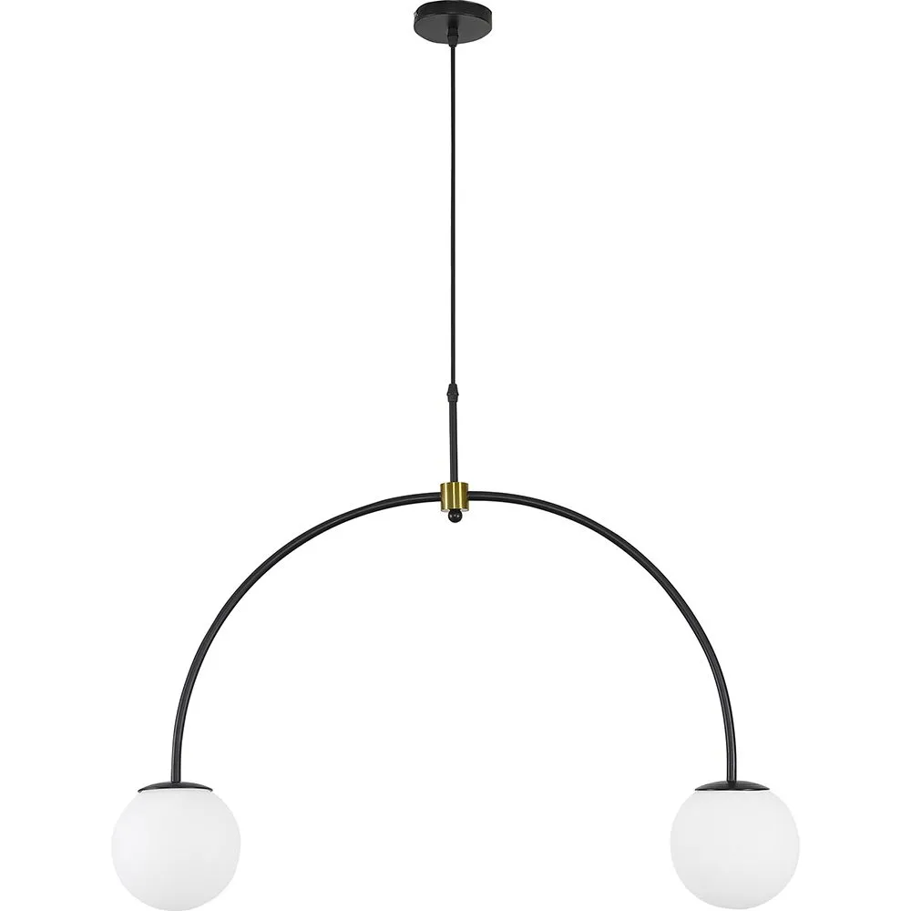 Kristallen Ballen Plafondlamp - Hanglamp 2 armen - Josephine image 8