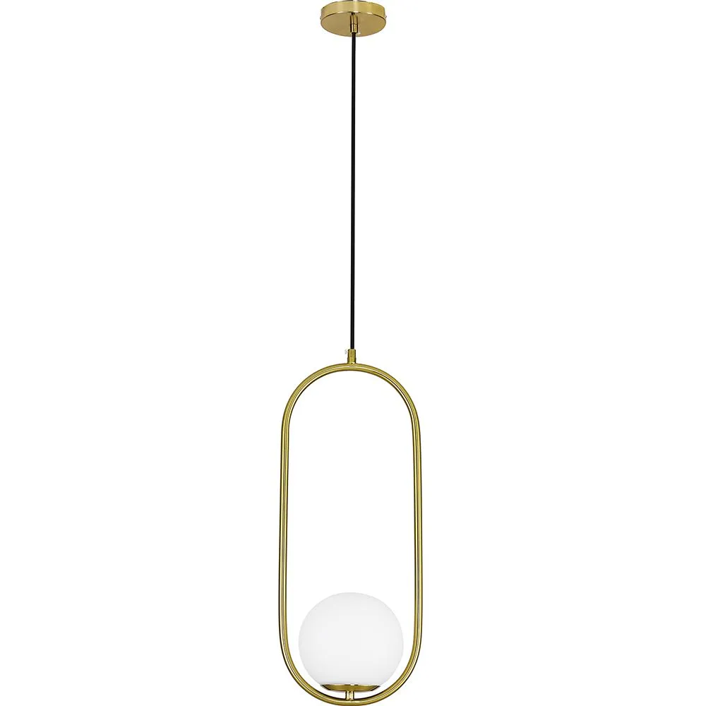 Globe Plafondlamp - Gouden Hanglamp - Robijn image 8