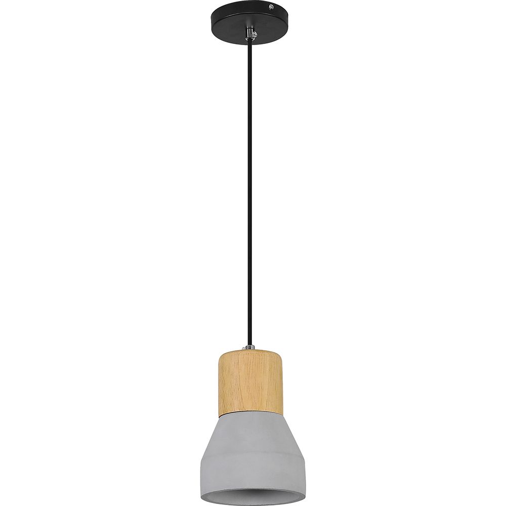 Plafondlamp hout en beton - Hanglamp Scandinavisch design - Minnie image 8