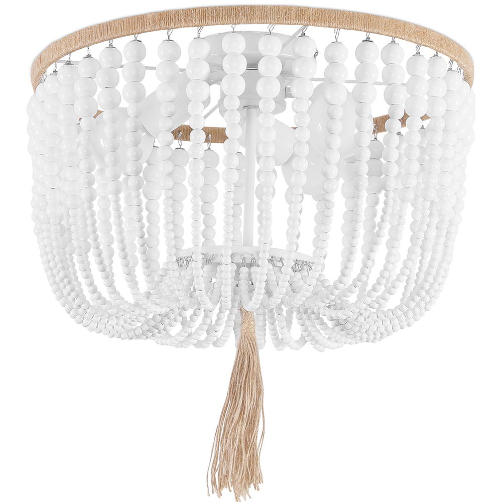 Plafondlamp Houten Ballen - Plafondlamp Boho Bali Stijl - Kanda image 8