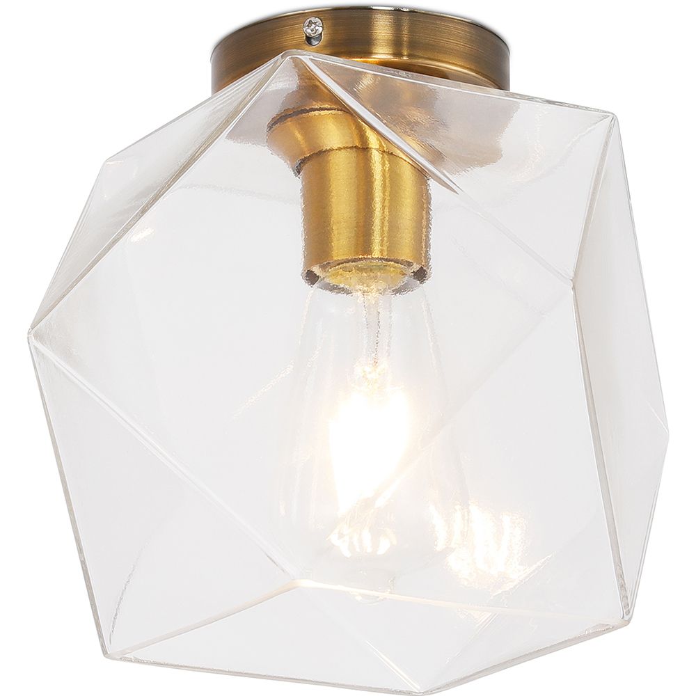 Plafondlamp - Glazen Plafond - Retro Design - Avo image 8