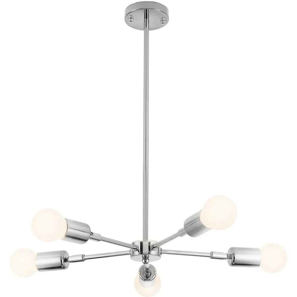Plafondlamp - Design Hanglamp - 5 armen - Tristan image 8