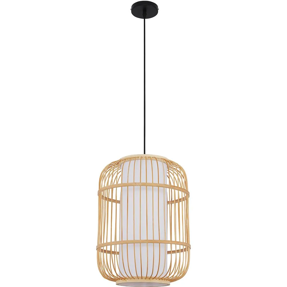 Bamboe Plafondlamp - Boho Bali Design Hanglamp - Mane image 8