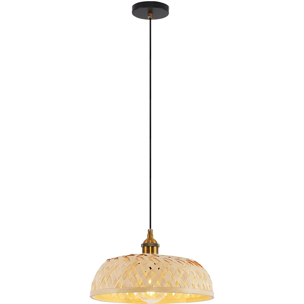 Bamboe Plafondlamp - Hanglamp Design Boho Bali - Atria image 8