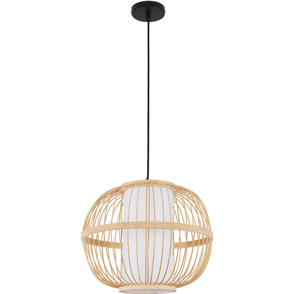 Bamboe Plafondlamp - Hanglamp Boho Bali Design - Kaula image 8