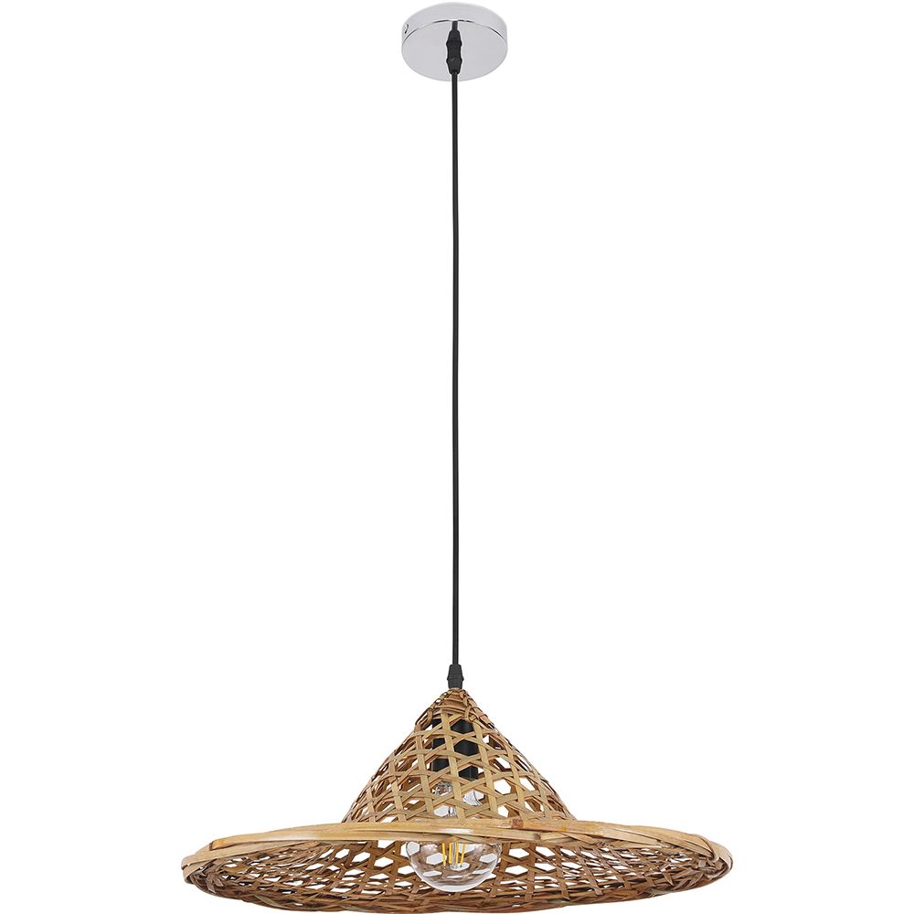 Bamboe Plafondlamp - Bali Boho Design Hanglamp - Flora image 8