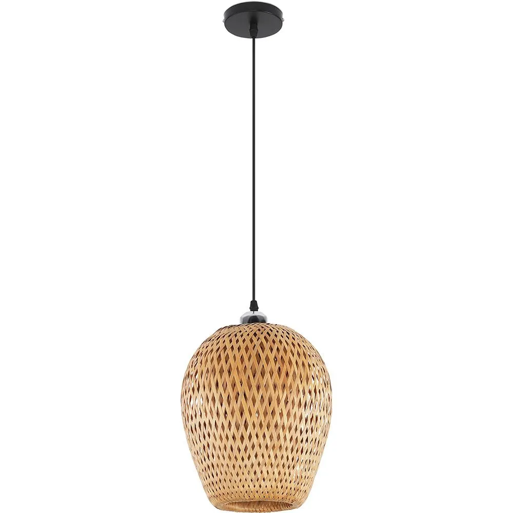 Bamboe Plafondlamp - Hanglamp Design Boho Bali - Gina image 8