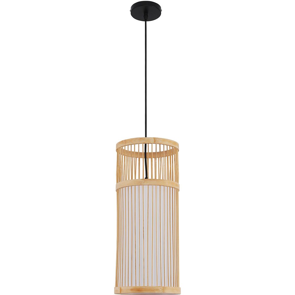Bamboe Plafondlamp - Hanglamp Boho Bali Stijl - Lawan image 8