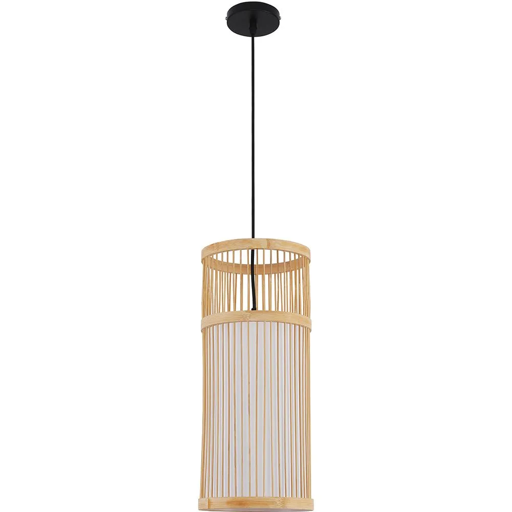 Bamboe Plafondlamp - Hanglamp Boho Bali Stijl - Lawan image 8
