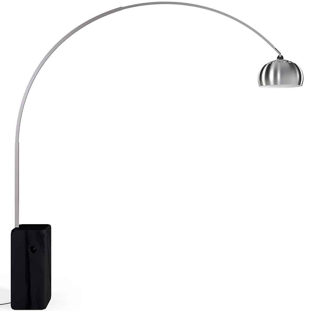 Staande lamp met marmeren voet - Woonkamerlamp - Bow image 8