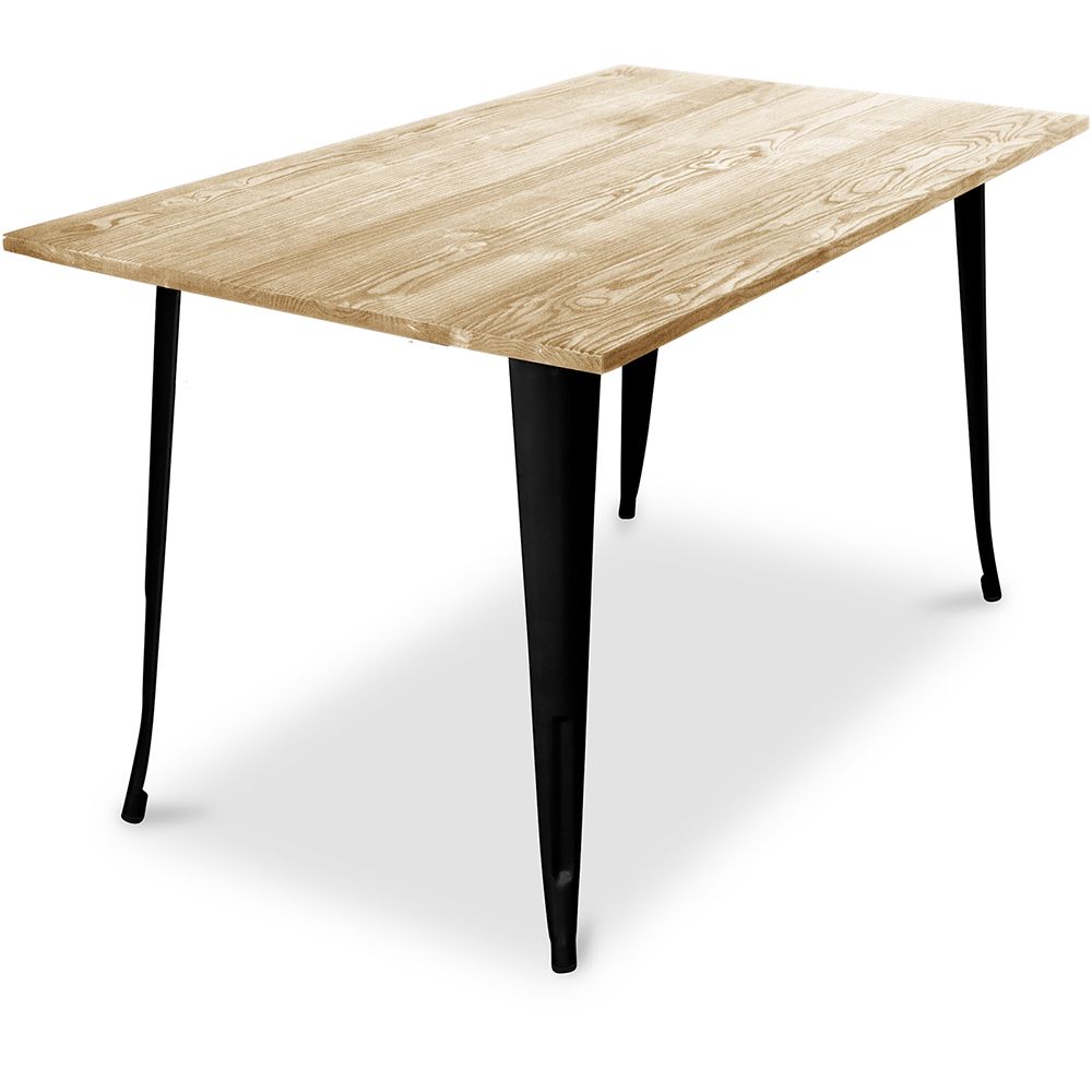 Rechthoekige eettafel - Industrieel ontwerp - Hout - Troy image 8
