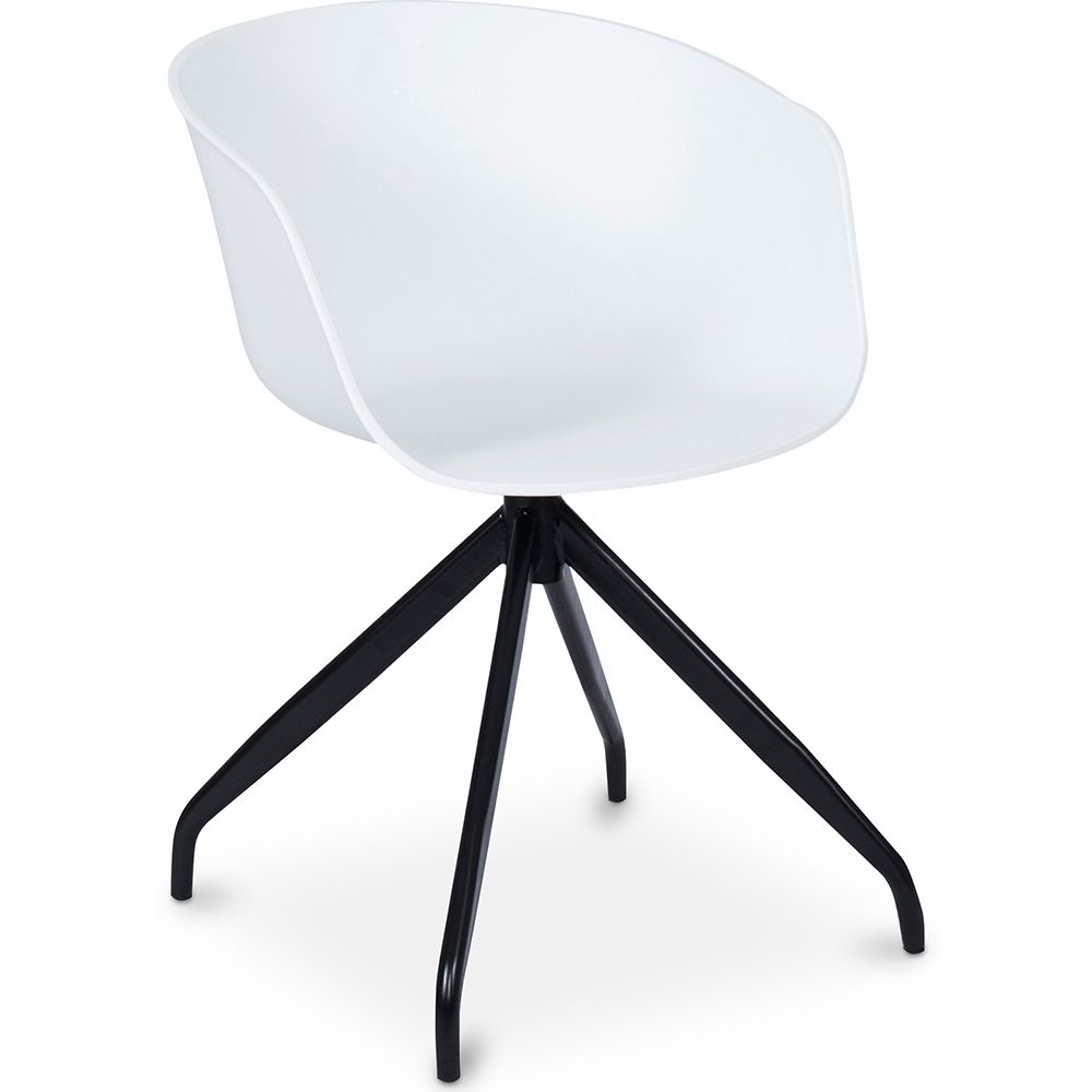 Bureaustoel met Armleuningen - Zwart Design Bureaustoel - Joan image 8