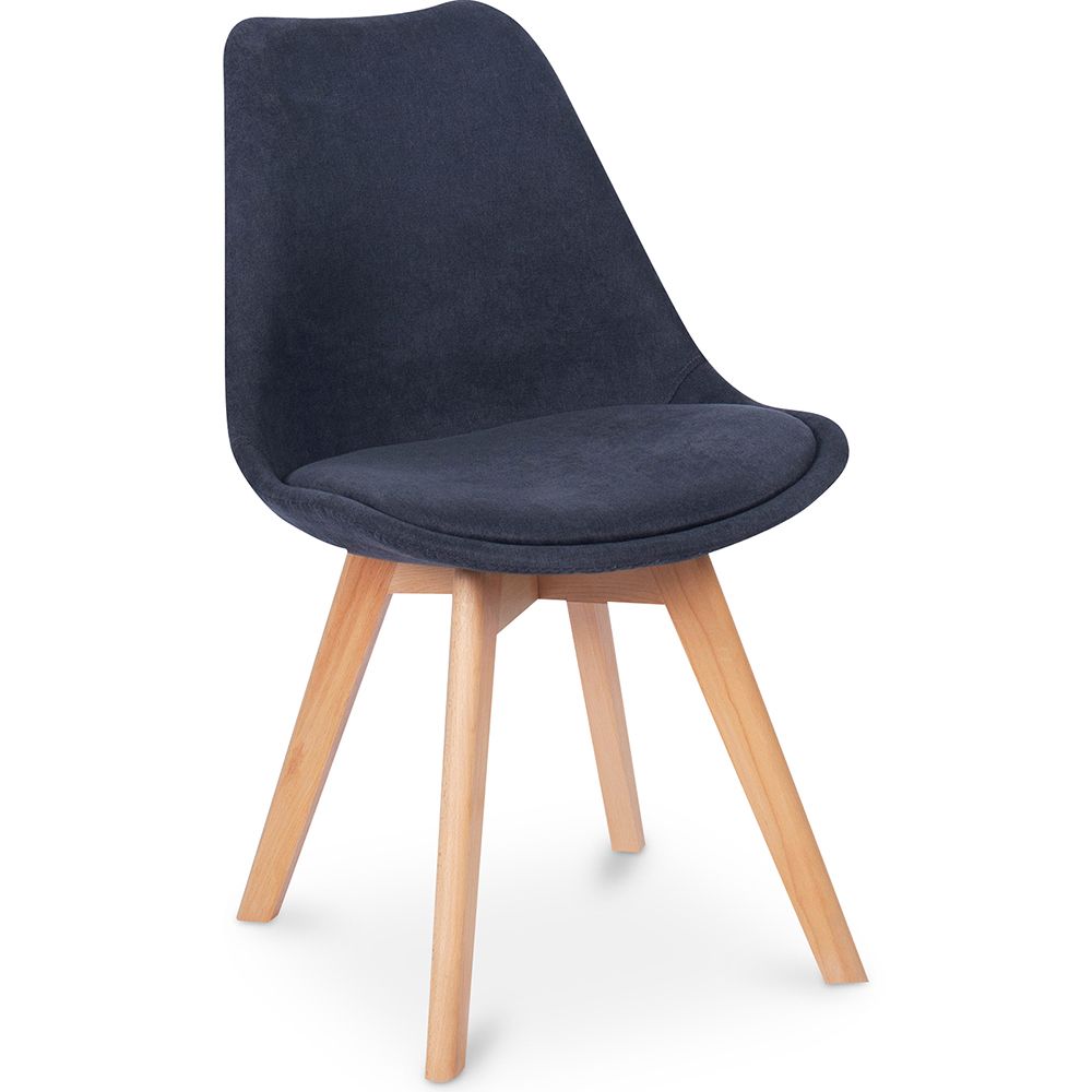 Met stof beklede eetkamerstoel - Scandinavische stijl - Denisse image 8