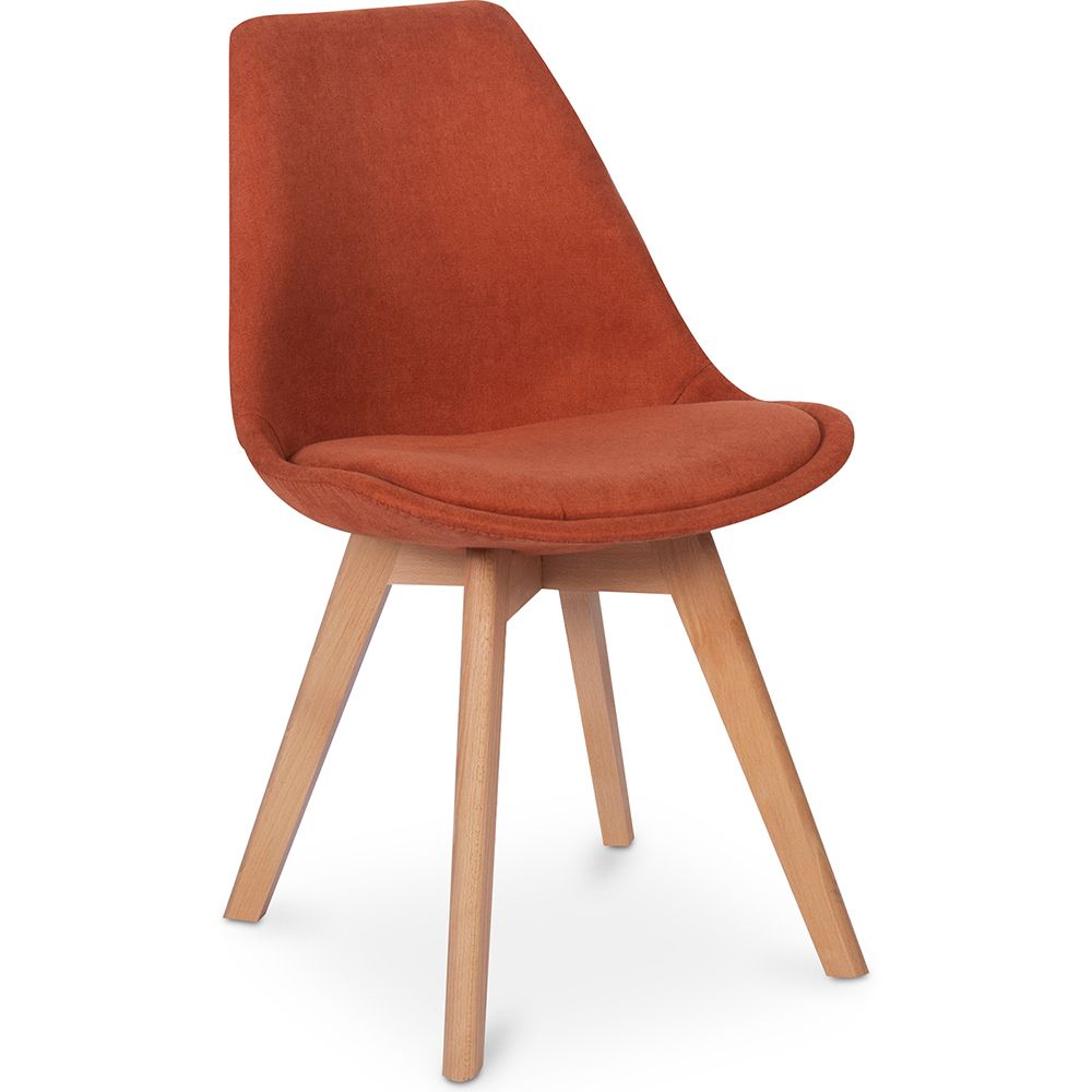 Met stof beklede eetkamerstoel - Scandinavische stijl - Denisse image 8