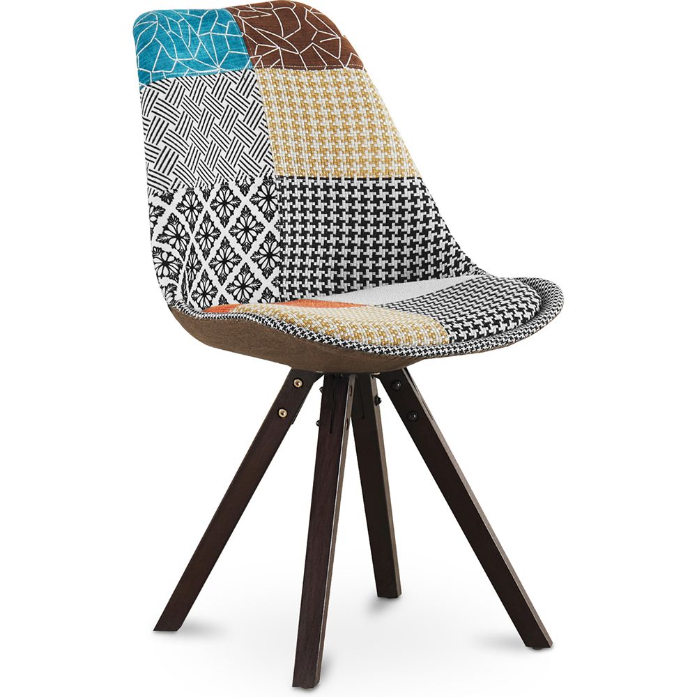 Silla de Comedor - Tapizada en Patchwork - Patty image 8